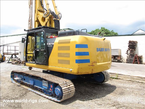 2015 Built Bauer BG11H Crawler Drilling Rig for Sale